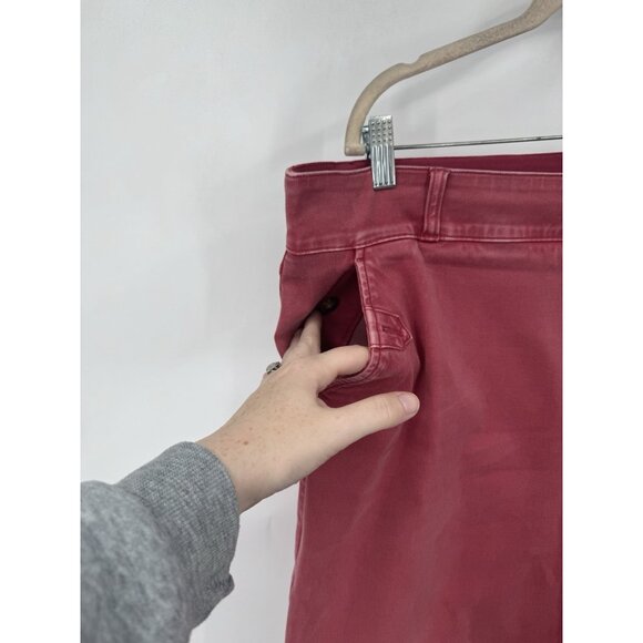 SPANX Stretch Twill Cropped Pants Women Plus Size 3X Slimming Wide Leg High Rise - Picture 9 of 10